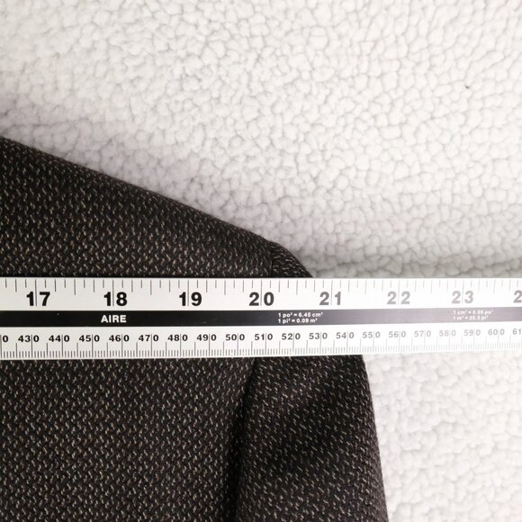 Hardy Amies Blazer Mens 44 Regular Brown Wool Ermenegildo Zegna Fabric Canada - Picture 7 of 15